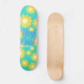 Daisy Green Blauwgroen Persoonlijk Skateboard (Voorkant)