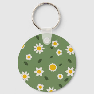 DAISY GREEN - Bloemen Sleutelhanger Love You Kavel