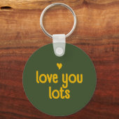 DAISY GREEN - Bloemen Sleutelhanger Love You Kavel (Achterkant)