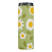Daisy Green Bloemen Thermische Tumbler Thermosbeker (Achterkant)