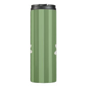 Daisy Green Bloemen Thermische Tumbler Thermosbeker (Achterkant)