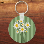 DAISY GREEN - Botanische sleutelhanger Moederdag (Voorkant)