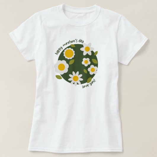 Daisy Green - Moederdag Floral T-shirt (Design voorkant)