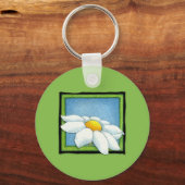 Daisy green Sleutelhanger (Voorkant)