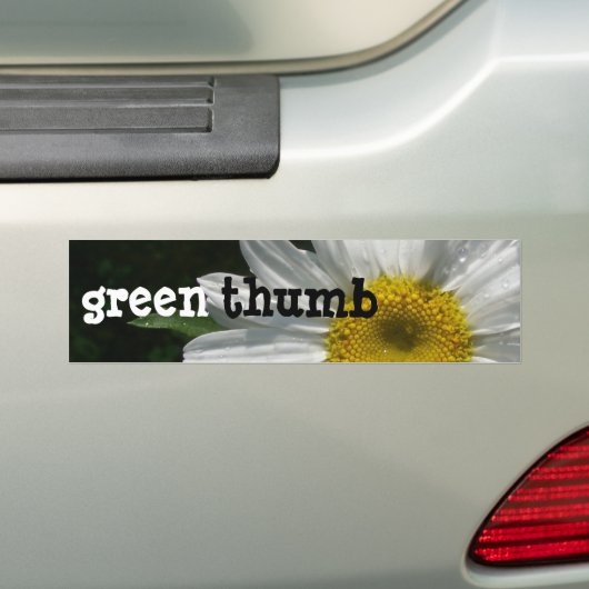 Daisy, Green-Thumb Bumpersticker (Op auto)