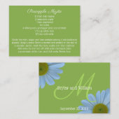 Daisy Green Wedding Signature Drink Recipe Informatiekaartje (Voorkant / Achterkant)