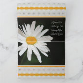 Daisy Greeting Paper Dank u kaart (Binnen)