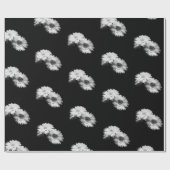 Daisy Greyscale Cadeaupapier (Vlak)