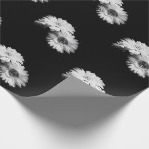 Daisy Greyscale Cadeaupapier