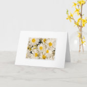 Daisy Groeten Kaart (Gele Bloem)