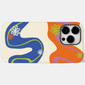 Daisy Groove Blauw, Sinaasappel, Paarse, Groen, & Case-Mate iPhone Case (Achterkant (horizontaal))
