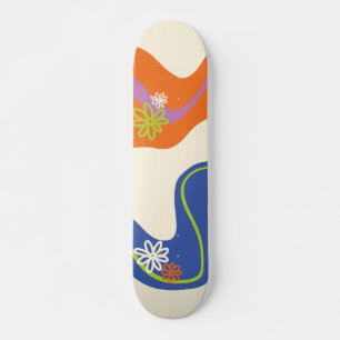 Daisy Groove Blauw, Sinaasappel, Paarse, Groen, &  Persoonlijk Skateboard