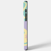 Daisy Groove Pastel Roze, Geel, Paarse & Groen Case-Mate iPhone Case (Achterkant / Links)