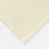 Daisy Groove - Red & Cream Fleece Deken (Hoek)