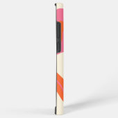 Daisy Groove - Roze, Oranje en crème Samsung Galaxy Hoesje (Rechterkant)