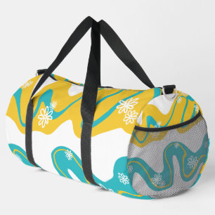 Daisy Groove - Turquoise en Geel Plunjezak