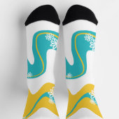 Daisy Groove - Turquoise en Geel Sokken (Top)