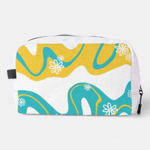 Daisy Groove - Turquoise en Geel Toilettasje
