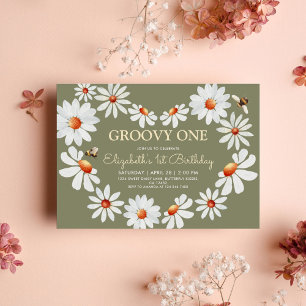 Daisy Groovy One 1e verjaardag Kaart