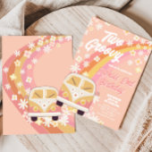 Daisy Groovy Twee verjaardagsfeestje Uitnodiging