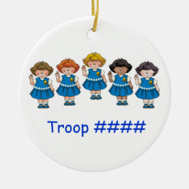 Daisy Group Keramisch Ornament