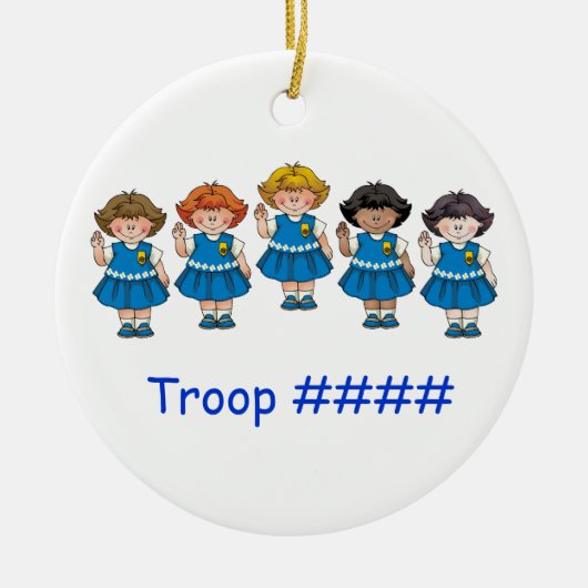 Daisy Group Keramisch Ornament (Voorkant)