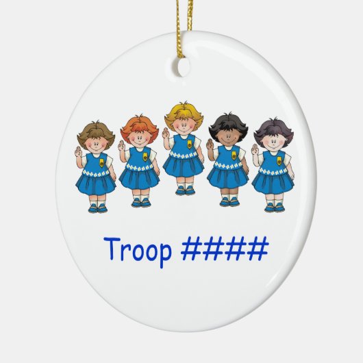 Daisy Group Keramisch Ornament (Links)