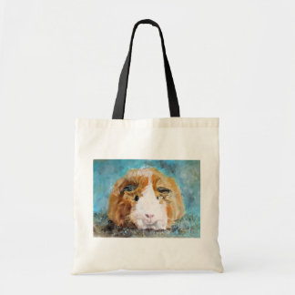 Daisy guinea oil schilderij tote bag