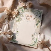 Daisy Hartelijk dank  Art Nouveau Kaart