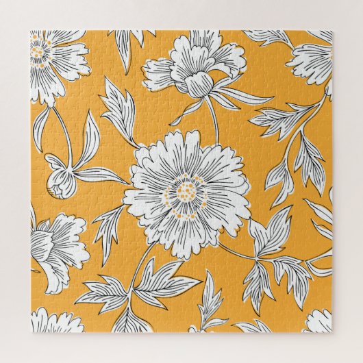 Daisy Heads: Bloemenlijn zomer. Legpuzzel (Verticaal)