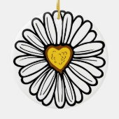 DAISY HEART KERAMISCH ORNAMENT (Achterkant)
