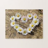Daisy Heart Legpuzzel (Horizontaal)