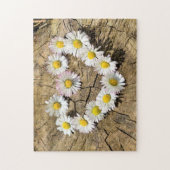 Daisy Heart Legpuzzel (Verticaal)