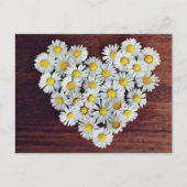 Daisy Heart of Daisies Love Kaart (Voorkant)