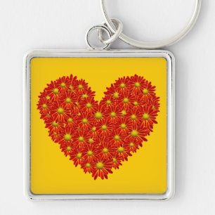 Daisy Heart Sleutelhanger