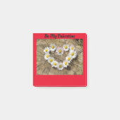 Daisy Heart Valentijn Post-it Notities Post-it® Notes (Voorkant)