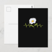 Daisy Heartbeat Briefkaart (Voorkant / Achterkant)