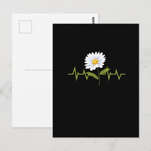 Daisy Heartbeat Briefkaart (Voorkant / Achterkant)