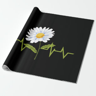 Daisy Heartbeat Cadeaupapier