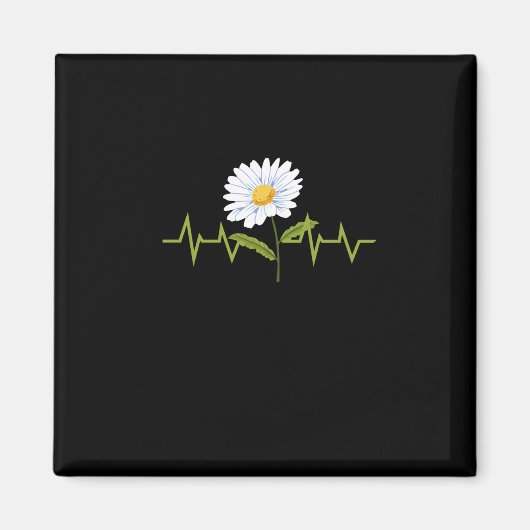 Daisy Heartbeat Magneet (Voorkant)