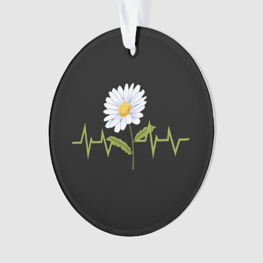 Daisy Heartbeat Ornament (voorkant)