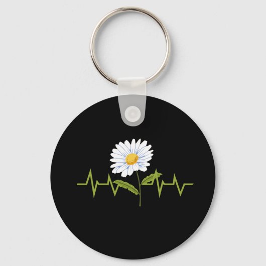 Daisy Heartbeat Sleutelhanger (Voorkant)