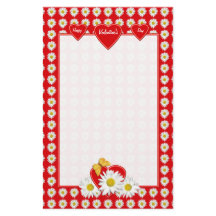  Daisy Hearts Stationery