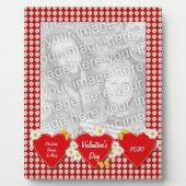 Daisy Hearts Valentijn Foto Fotoplaat (Voorkant)