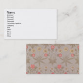 'Daisy', het eerste behang van William M Visitekaartje (Voorkant / Achterkant)