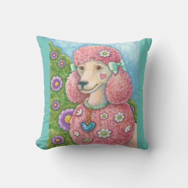 DAISY het Roze SIERKUSSEN (Voorkant)