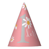 Daisy Hippie Baby wonderful First Birthday Feesthoedjes (Voorkant)