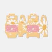 Daisy Hippie Baby wonderful First Birthday Party Bedankdoosjes (Uitgevouwen)