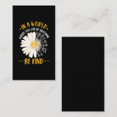 Daisy Hippie Beautiful Flower Gardener Visitekaartje (Voorkant / Achterkant)