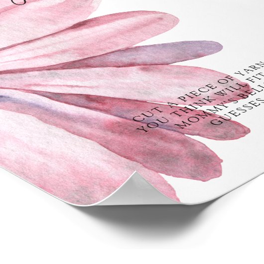 Daisy - hoe groot is mama's buikspel poster (Hoek)